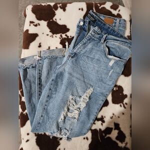 Judy Blue Distressed Womens Jeans